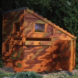 Wickes Command Post Timber Playhouse with Water Gun Ports -  &pound;283.49
