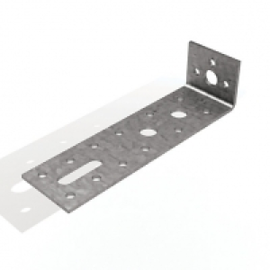 Wickes Galvanised Adjustable Angle Bracket 140x35x40mm &pound;2.29