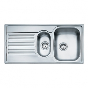 Franke Galileo 1.5 Bowl Kitchen Stainless Steel Sink & Drain