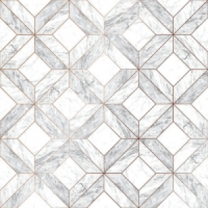 Graham & Brown Contour Marble Marquetry Grey Decorative Wall