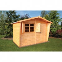Wickes  Shire Tongue & Groove Security Cabin - 10 x 10 ft