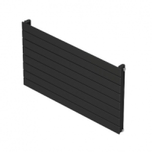 QRL Slieve Single Panel Vertical Designer Radiator - Matt Ch