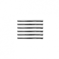 Wickes  Wickes T Bar Handles Polished Chrome 135mm 6 Pack