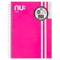 Poundland  Nu: A5 Wiro Study Book - Pink