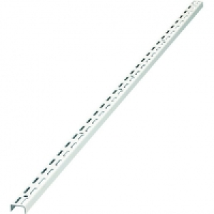 Wickes Twin Slot Upright Bracket White 950mm