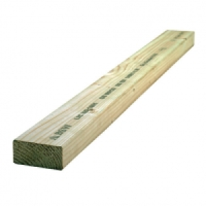 Wickes Homegrown Treated Kiln Dried C16 Regularised 45 x 95