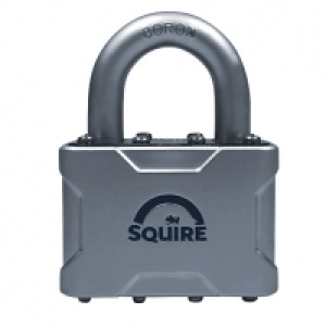 Squire 50mm die cast body cover c/w boron shackle padlock