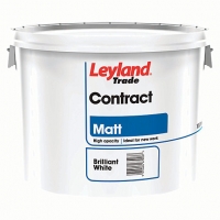 Wickes  Leyland Trade Contract Matt Emulsion Paint - Brilliant White