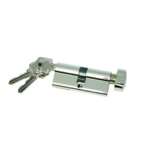 Euro Profile Cylinder Thumbturn Satin Nickel 70mm FD010