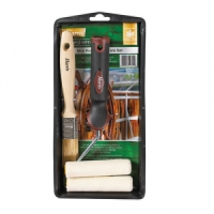Harris Transform Mini Roller Woodcare Set