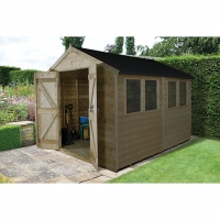 Wickes  Forest Garden Apex Tongue & Groove Pressure Treated Double D