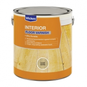 Wickes  Wickes Floor Varnish - Clear Gloss 2.5L