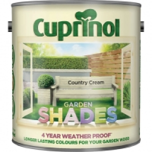 Cuprinol Garden Shades - Country Cream 2.5L £22.99