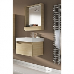 Wickes Mondavio Aragon Oak Wall Hung Vanity Unit with Basin