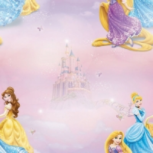 Graham & Brown Disney Pretty As A Princess Decorative Wallpa
