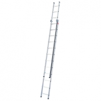 Wickes  Hailo Aluminium 2 x 12 Rung Extension Ladder