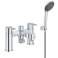 Wickes  GROHE Wave Cosmo Bath Shower Mixer Tap - Chrome