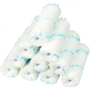 Wickes  Wickes Mini Microfibre Medium Pile Roller Sleeve 4in - Pack 