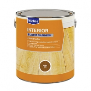 Wickes Floor Varnish - Warm Oak Satin 2.5L £25.99