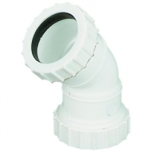 Wickes Universal Compression 135 Deg Bend - 40mm