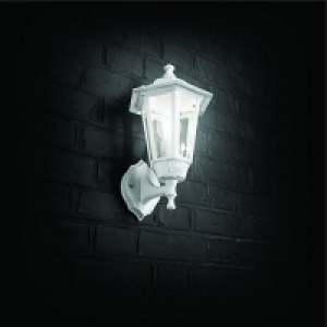 Wickes  Wickes White PIR Wall Lantern - 60W