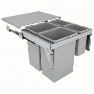 Wickes  Stanto 60 Waste Bin for 600mm Base Unit 2 x 24 , 2 x 8L Bins