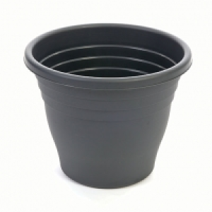 Ascot Black Plant Pot 30cm &pound;1.99
