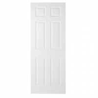 Wickes  Wickes Woburn Internal Moulded Door White Finished 6 Panel 1