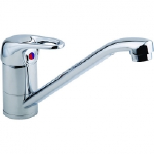 Wickes  Wickes Messina Mono Mixer Kitchen Sink Tap Chrome Finish