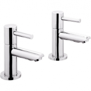 Wickes  Wickes Mirang Basin Taps - Chrome