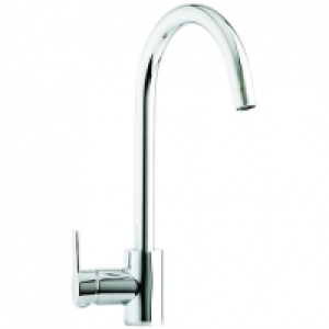 Wickes Elera Single Lever Brushed Kitchen Mixer Sink Tap