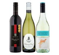 Budgens  Mcguigan Black Label Red, Le Petit Chat White, Yellow Tail S