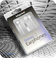 InExcess  Infapower Stereo Earphones - White