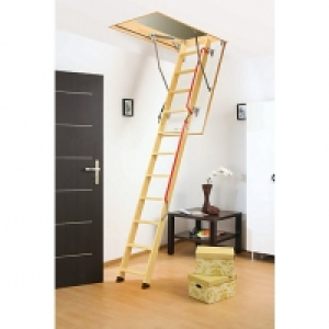 Fakro LWL 305 Lux Timber Loft Ladder 60 x 130cm - Max Height