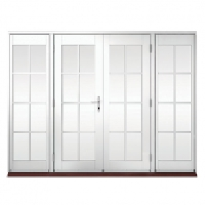 Wickes Coniston Georgian Bar Softwood French Doors 5ft with