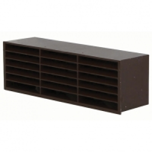 Manrose Slimline PVC Air Brick - Brown