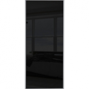 Wickes Sliding Wardrobe Door Silver Framed Single Panel Cust