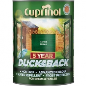 Cuprinol 5 Year Ducksback - Forest Green 5L £14.99