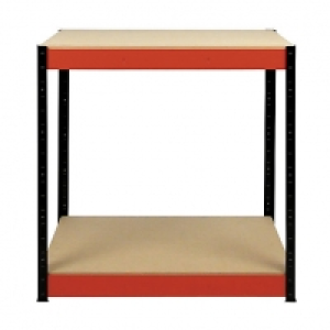 Rb Boss 2 Tier Wood Shelves Workbench 900 x 900 x 400 300kg  £79.99