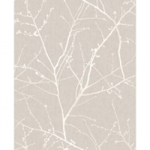 Graham & Brown Superfresco Easy Innocence Mushroom Fabric Ef