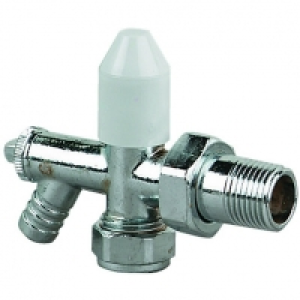 Wickes Radiator Valve with Intergrated Drain Off Valve - 15m