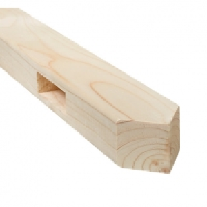 Wickes Pointed Top Timber Post - 60 x 1480 mm