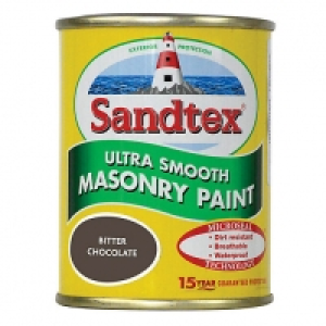 Sandtex Smooth Masonry Paint - Bitter Chocolate 150ml