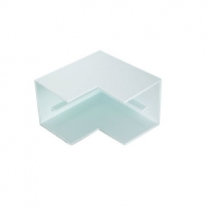Wickes Maxi Trunking Outside Angle - White 50 x 50mm Pack of
