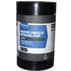 WICKES DETAILING STRIP FOR GREY ROOFING SHINGLES 0.3X7.5M £20.99