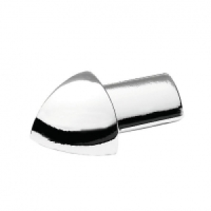 Homelux 10mm Quadrant Corners Silver PK2