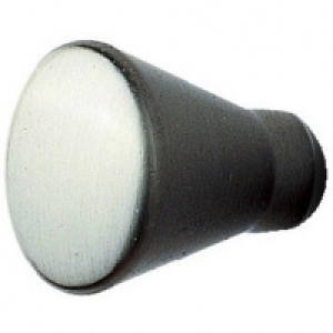 Wickes Bathroom Unit Funnel Handle - Stainless Steel 50mm