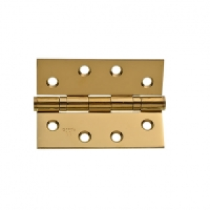 Wickes Grade 11 Ball Bearing Hinge Polished Brass 102mm 2 Pa