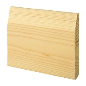 Wickes Dual Purpose Chamfered/Bullnose Pine Skirting 15 x 11