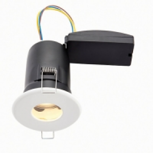 Wickes White LED Fire Rated IP65 Bathroom Downlight - 6W
